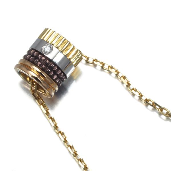 ブシュロン ネックレス ダイヤ ダイヤモンド キャトルクラシック スモール K18YG/WG/PG/ブラウンコーティング BLJ 大幅値下げ品 | BOUCHERON | 01