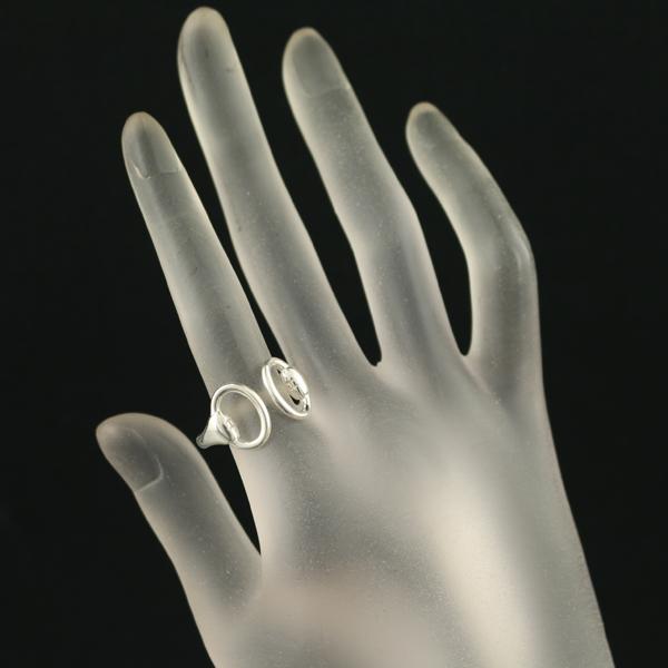 資産 エルメス　ナウシカリング　ノジカ ノージカ シルバー 14号 馬具モチーフ 資産 エルメス ナウシカリング ノジカ ノージカ シルバー 14号 馬具