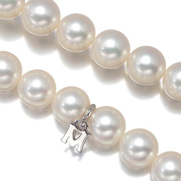 MIKIMOTO（ミキモト） ネックレス パール 真珠 7.5-8.0mm K14WG 袋BLJ