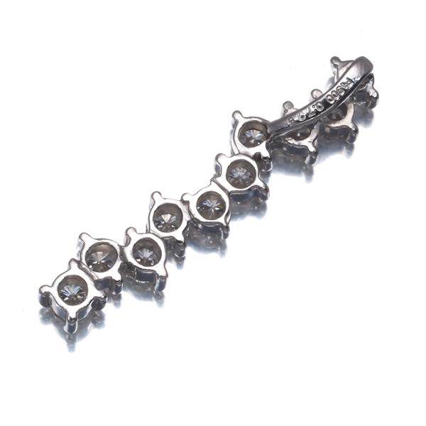 ダイヤ ダイヤモンド 0.705ct ペンダントトップ Pt900 GENJ