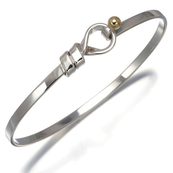 TIFFANY&Co. ティファニー ブレスレット フック＆アイ バングル K18YG