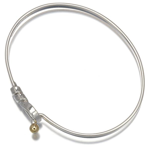 TIFFANY&Co. ティファニー ブレスレット フック＆アイ バングル K18YG