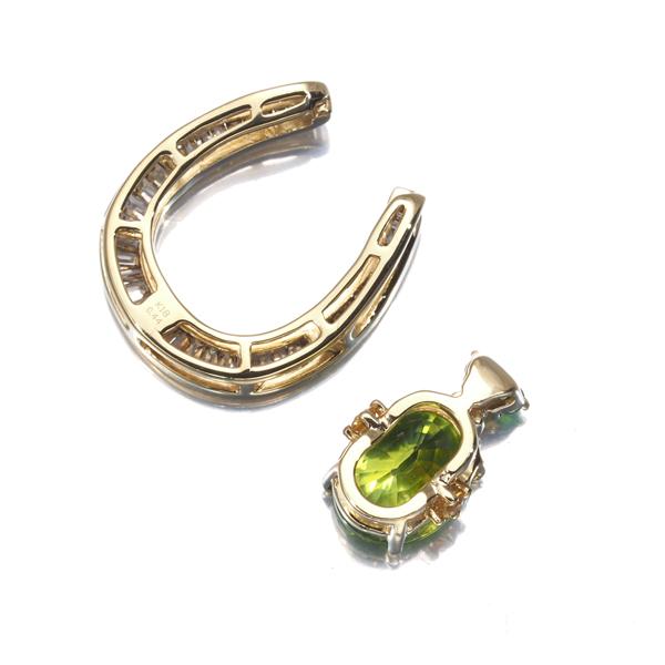ペリドット 2.33ct サファイア 0.08ct ガーネット ダイヤ ダイヤモンド 3WAY ペンダントトップ K18YG ソGENJ |  | 05