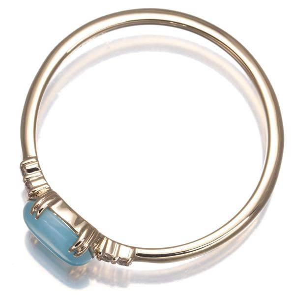 agete（アガット） リング ラリマー ダイヤ ダイヤモンド 0.02ct