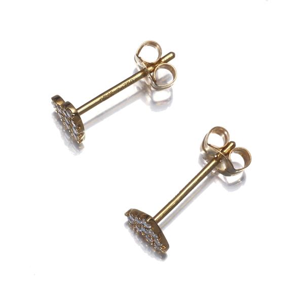 AHKAH アーカー ピアス ダイヤ ダイヤモンド 0.05ct/0.05ct ハート  