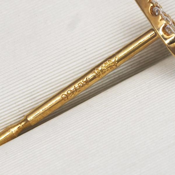 AHKAH アーカー ピアス ダイヤ ダイヤモンド 0.05ct/0.05ct ハート  