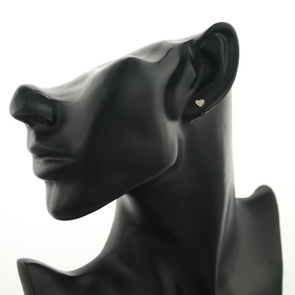AHKAH アーカー ピアス ダイヤ ダイヤモンド 0.05ct/0.05ct ハート  