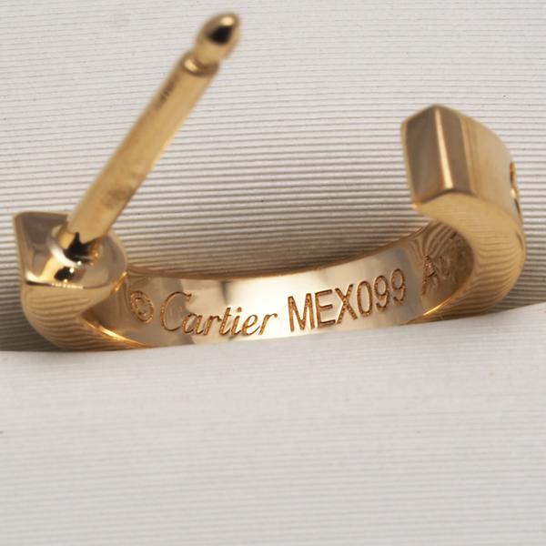 Cartier（カルティエ） ピアス ミニラブ フープ 片耳 K18YG BLJ