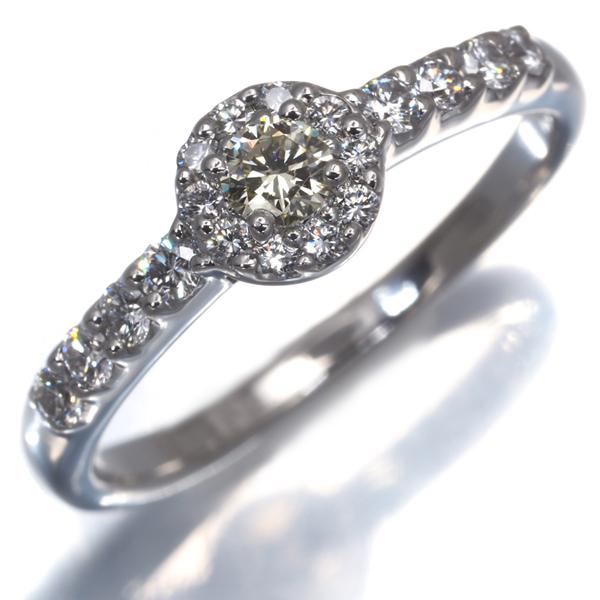 STAR JEWELRY（スタージュエリー） リング イエロー＆クリアダイヤ