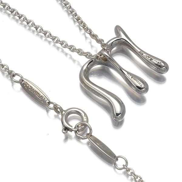 値下げ価格！ティファニー ♡ 希少レター イニシャル M ネックレス 925 TIFFANY&Co.（ティファニー） ネックレス レター イニシャル M