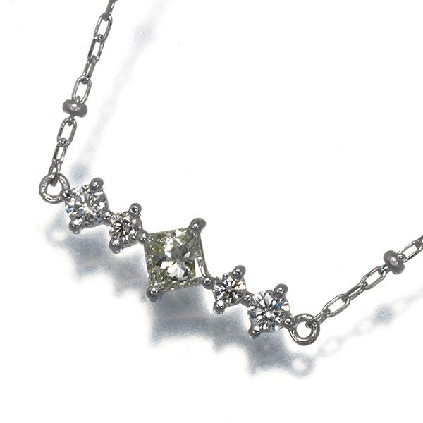 ダイヤ ダイヤモンド 0.223ct/0.18ct プリンセスカット ブレスレット