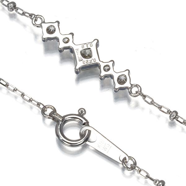 ダイヤ ダイヤモンド 0.223ct/0.18ct プリンセスカット ブレスレット