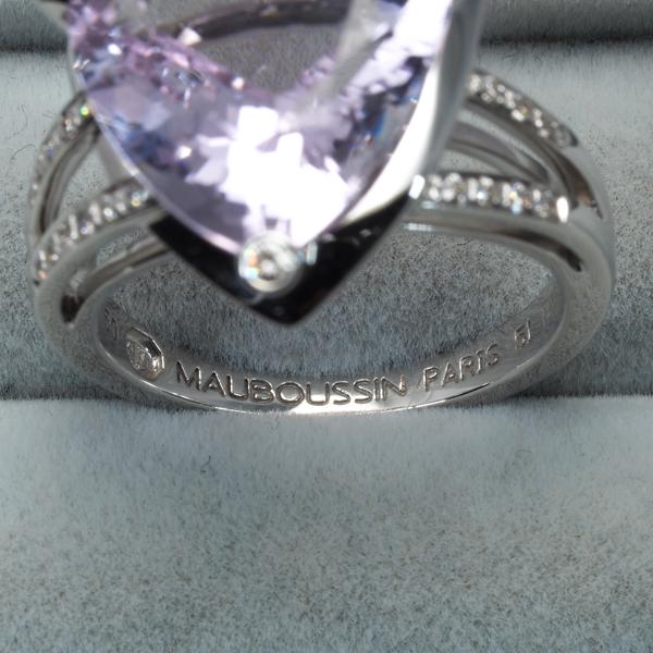 MAUBOUSSIN（モーブッサン） リング アメジスト ダイヤ ダイヤモンド