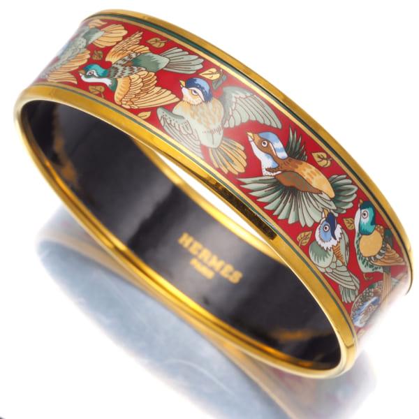 エルメス HERMES エマイユ バングル ゴールド 動物柄 美品 楽天市場】【中古】エルメス エマイユ バングル ブレスレット