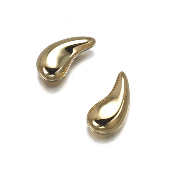 TIFFANY&Co. ティファニー ピアス ティアドロップ K18YG BLJ  