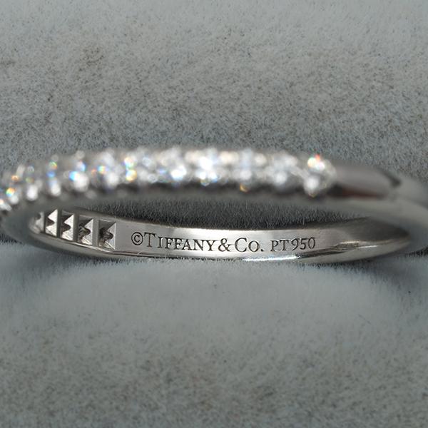 【9号】【Pt950】Tiffany & Co. シルバーリング　リングピロー付 TIFFANY&Co.（ティファニー） リング ダイヤ ダイヤモンド ソレスト