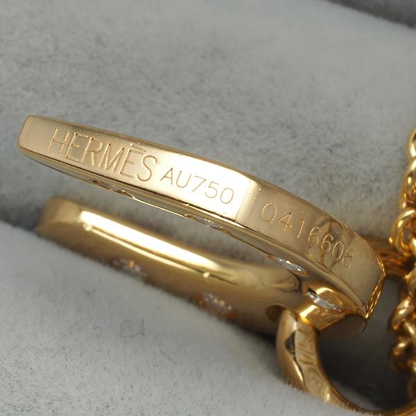 HERMES（エルメス） ネックレス ダイヤ ダイヤモンド ポルトボヌール 