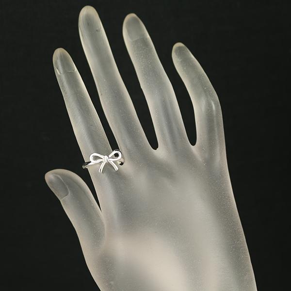 オンライン ティファニー リング ボウ リング 11号 シルバー 925