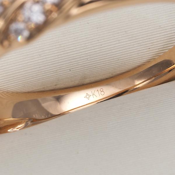 GSTV リング ピンクダイヤ ダイヤモンド 0.20ct 11号 K18PG