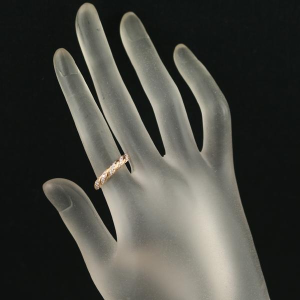 GSTV リング ピンクダイヤ ダイヤモンド 0.20ct 11号 K18PG