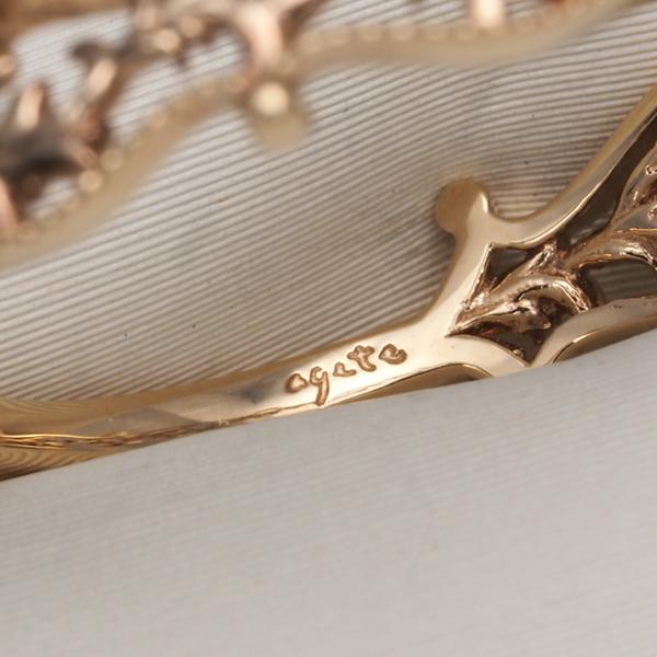 agete（アガット） リング ダイヤ ダイヤモンド 0.005ct ミルグレイン