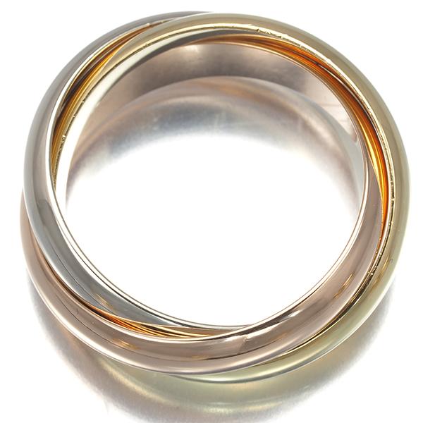 C‍a‍r‍t‍i‍e‍r トリニティリング スリーカラー K18 サイズ 56 Cartier（カルティエ） K18 スリーカラーゴールド トリニティ ルイ