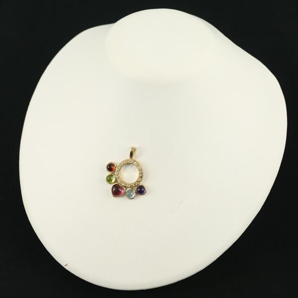 ブルガリ ペンダントトップ シトリン ペリドット ピンクトルマリン トパーズ アメジスト アレグラ K18YG BLJ | BVLGARI | 03