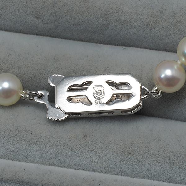 MIKIMOTO（ミキモト） ネックレス パール 真珠 6.0-6.4mm シルバー 袋