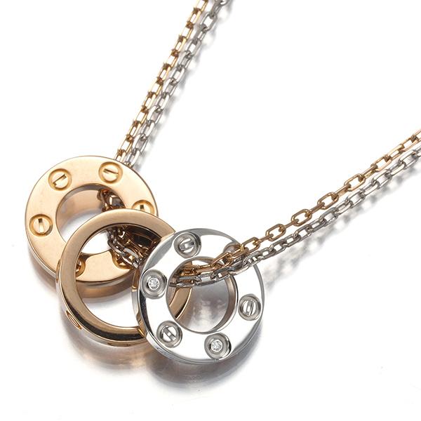 カルティエ Cartier K18PG ダイヤ ミニラブリング 保証書 46号 カルティエ Cartier K18PG ダイヤ ミニラブリング 保証書 46号