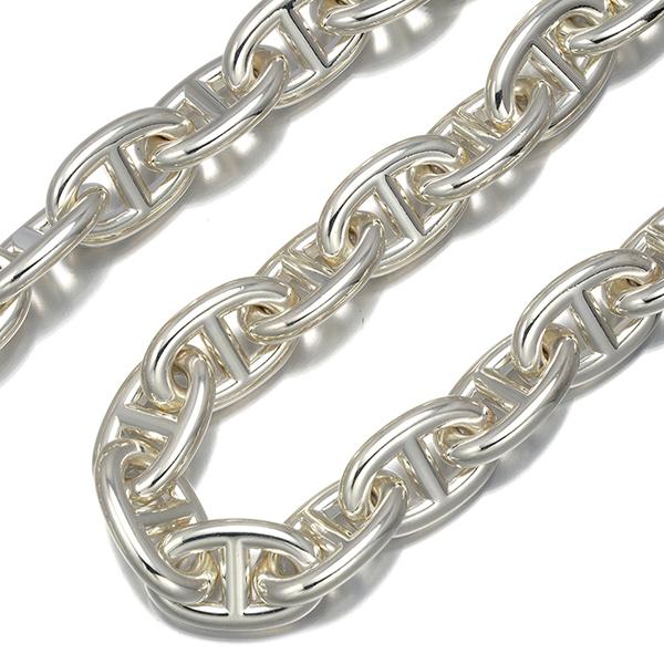 エルメス HERMES シェーヌダンクルPM 43コマ ネックレス マルジェラ期 HERMES（エルメス） ネックレス シェーヌダンクル PM 43コマ シルバー