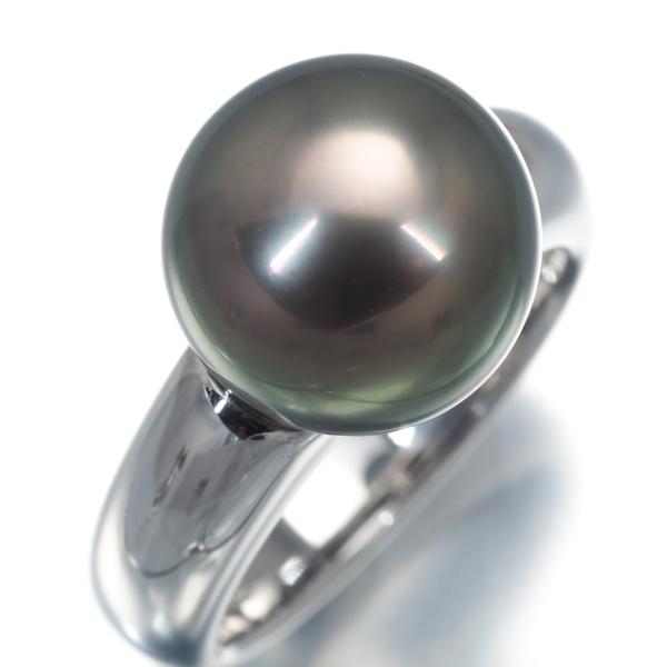 TASAKI（タサキ） リング ブラックパール 真珠 11.5mm 11.5号 Pt900