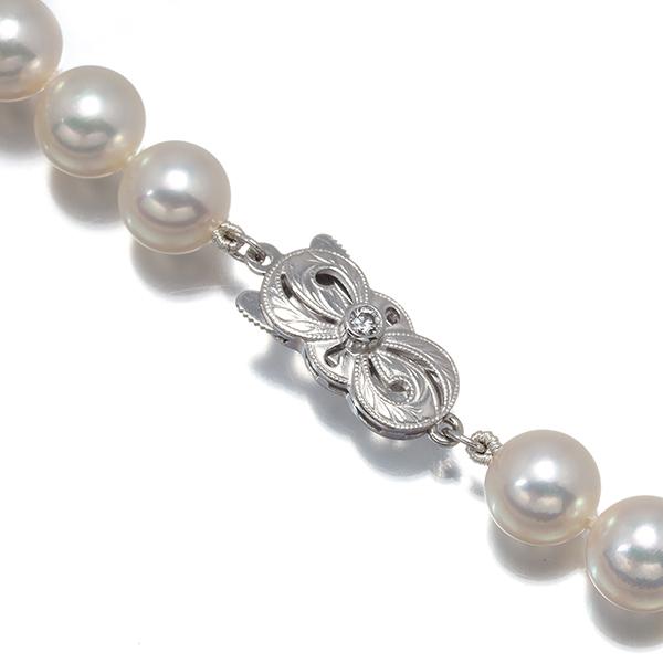 【希少サイズ】ミキモト パール ネックレス 大珠 約8㎜珠 K14WG 楽天市場】音羽屋□ ミキモト MIKIMOTO パール/7.5～8mm K14WG 真珠