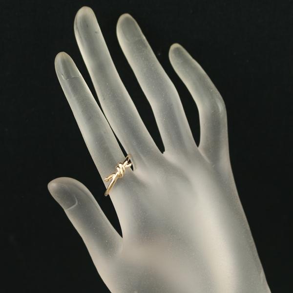 TIFFANY&Co.（ティファニー） リング ノット 15号 K18PG 指輪 BLJ