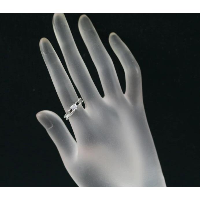 ヴァンクリーフ＆アーペル リング ダイヤ ダイヤモンド 0.32ct E VVS2 EX エステル 50号 Pt950 鑑定書 指輪 BLJ 限界値下げ品_4