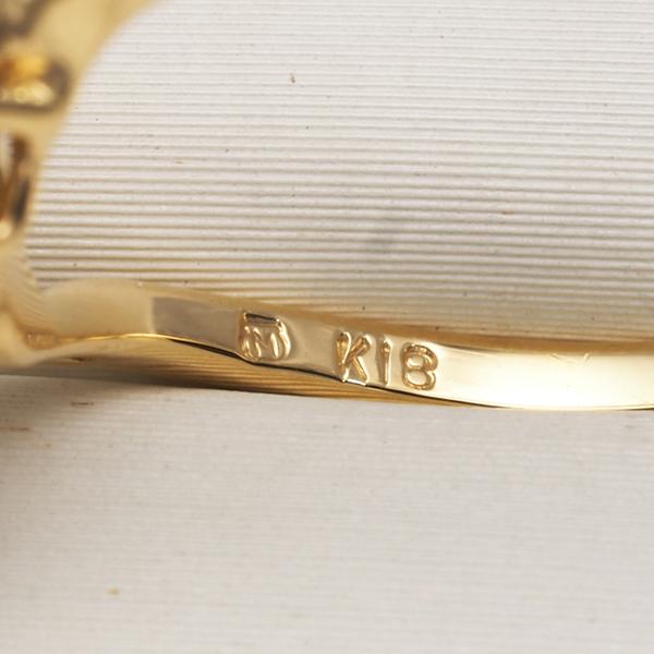 MIKIMOTO ミキモト リング パール 真珠 5.3mm ダイヤ ダイヤモンド 10