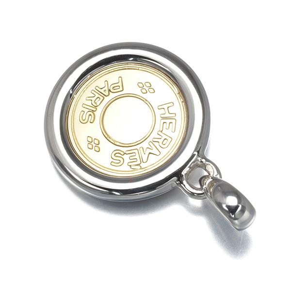 エルメス ペンダントネックレス セリエ クルードセル K18YG/シルバー HERMES（エルメス） ペンダントトップ セリエ クルードセル K18YG