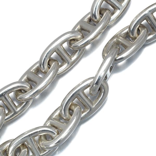 HERMES（エルメス） ブレスレット シェーヌダンクル 16コマ 筆記体