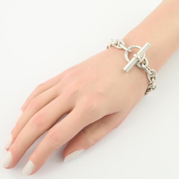 HERMES（エルメス） ブレスレット シェーヌダンクル 16コマ 筆記体