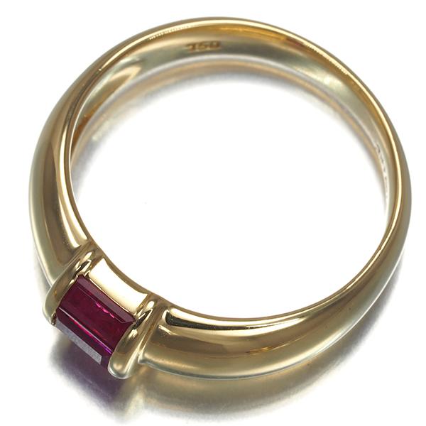 TIFFANY&Co.（ティファニー） リング ルビー スタッキング 11号 K18YG