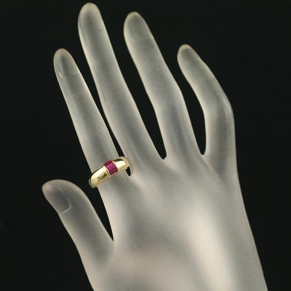 TIFFANY&Co.（ティファニー） リング ルビー スタッキング 11号 K18YG