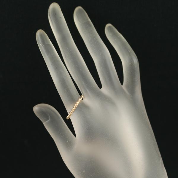 ヴァンクリーフ&アーペル ペルレ スモール K18 YG リング #47 美品 ヴァンクリーフ＆アーペル リング ペルレ スモール 57号 K18PG 指輪