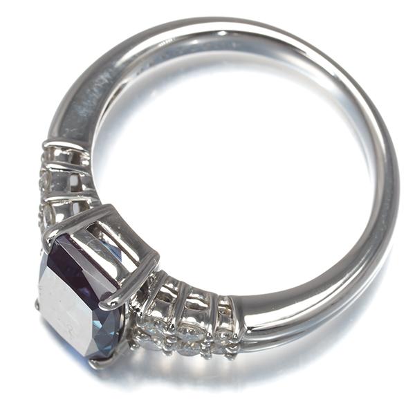 クレサンベール リング 再結晶アレキサンドライト 2.31ct ダイヤ ダイヤモンド 0.30ct 11号 Pt950 指輪 BLJ/GENJ 大幅値下げ品 | KYOCERA | 04
