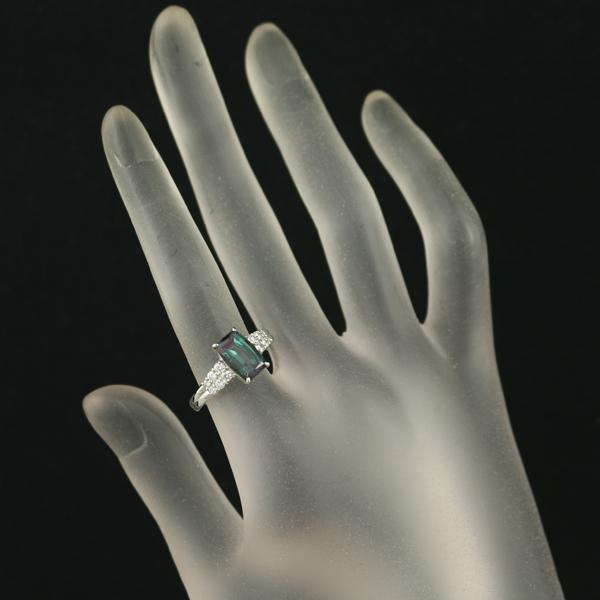 クレサンベール リング 再結晶アレキサンドライト 2.31ct ダイヤ ダイヤモンド 0.30ct 11号 Pt950 指輪 BLJ/GENJ 大幅値下げ品 | KYOCERA | 06