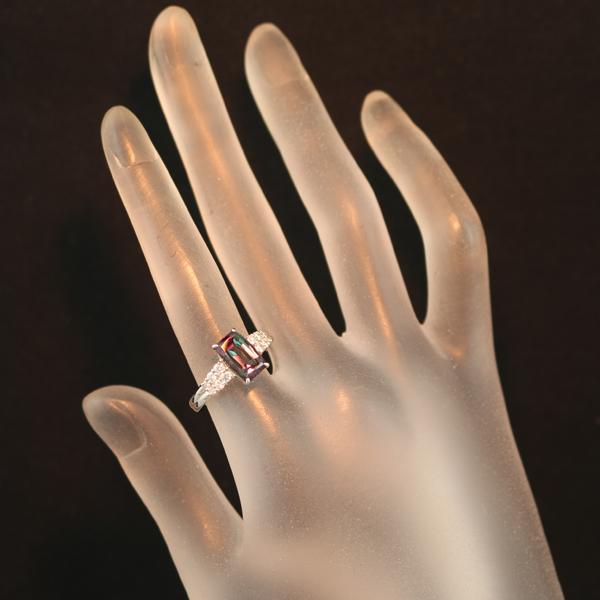 クレサンベール リング 再結晶アレキサンドライト 2.31ct ダイヤ ダイヤモンド 0.30ct 11号 Pt950 指輪 BLJ/GENJ 大幅値下げ品 | KYOCERA | 07