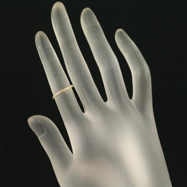 ete（エテ） リング ミルグレイン ピンキー 5号 K10YG 箱 指輪 BLJ