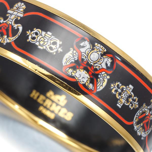 HERMES（エルメス） ブレスレット エマイユ 馬 ウマ GM バングル
