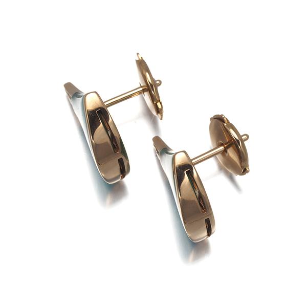 BVLGARI ブルガリ ピアス マラカイト ダイヤ ダイヤモンド ディーヴァ  