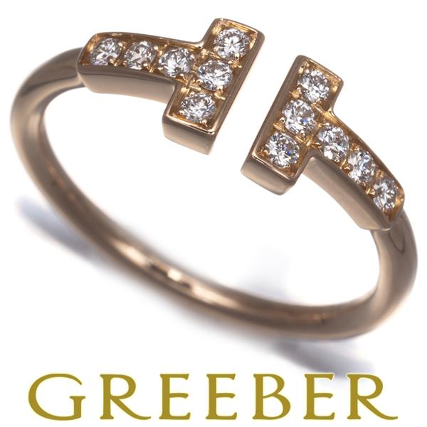 最終価格です。K18PG ティファニー Tワイヤーリング　ダイヤモンド　ゴールド TIFFANY&Co.（ティファニー） リング ダイヤ ダイヤモンド Tワイヤー 8