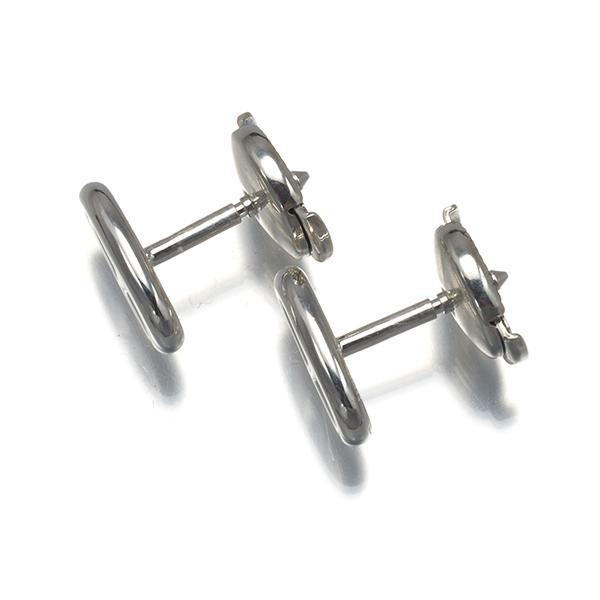 HERMES エルメス ピアス シェーヌダンクル TPM シルバー 925 BLJ  