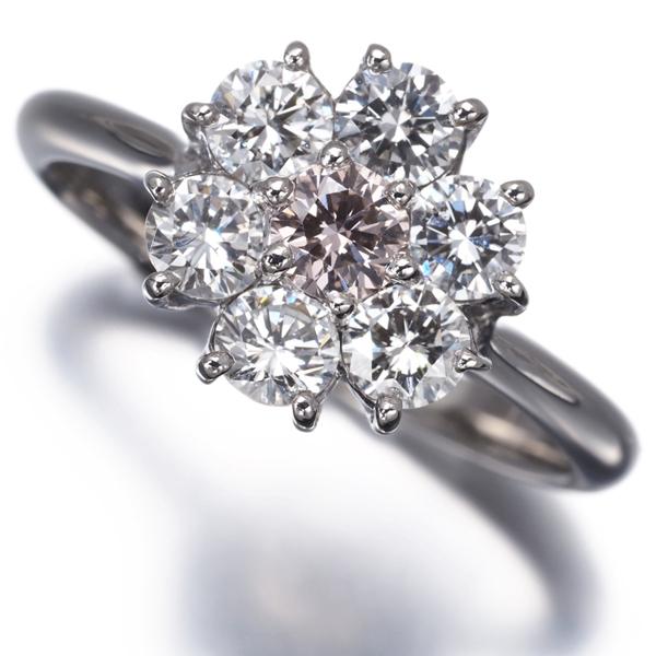 ピンク＆クリアダイヤ ダイヤモンド 0.173ct/0.78ct リング